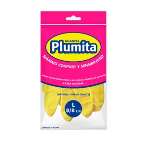 Guante domestico latex amarillo l