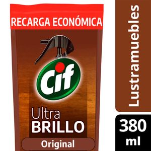 Lustramuebles ultra brillo anti pvo doypack 380 ml