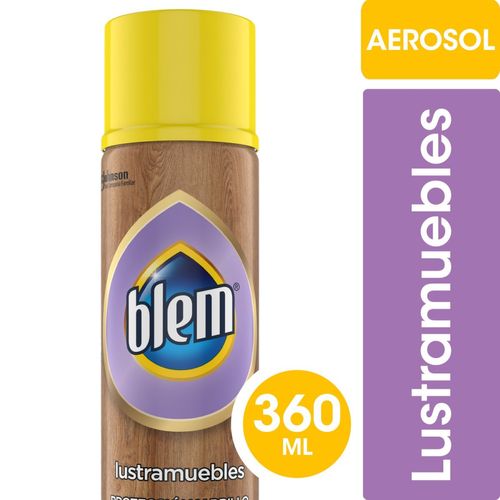 Lustramuebles brillo y protección madera lavanda en aerosol 360cc