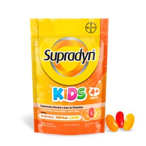 Multivitamínico base de vitaminas kids (25 pastillas masticables)