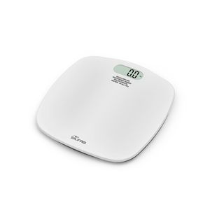 Balanza electrónica personal curva blanca