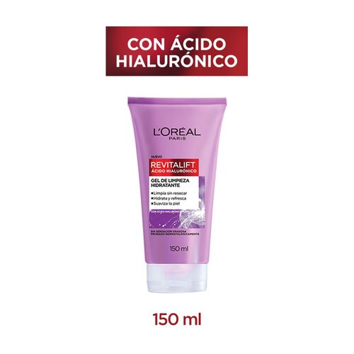 Gel de limpieza revitalift acido hialurónico 150 ml