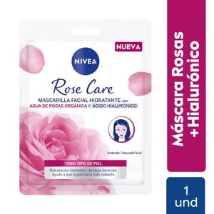 Mascarilla facial hidratante rose care