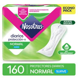 Protectores diarios normal (160 unidades)