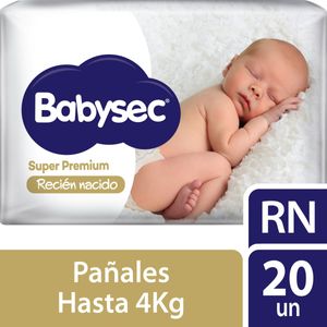 Pañales super premium recien nacido 20 unidades