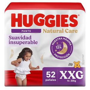 Pañales natural care pants xg (56 unidades)