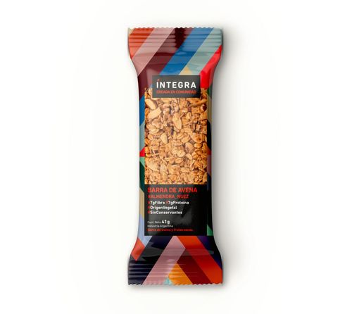Barritas avena y nuez 41 gr (10 unidades)