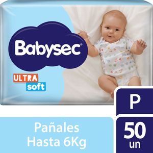 Pañales ultrasoft P (50 unidades)
