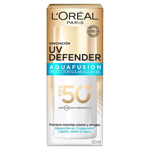 Protector solar uv defender aqua fusion fps50+ 50 ml