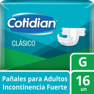 Pañales de adulto clasico G (16 unidades)