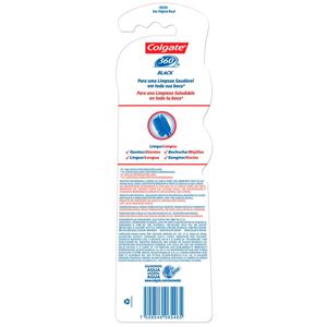 Cepillo dental 360º black mediano (2 unidades)
