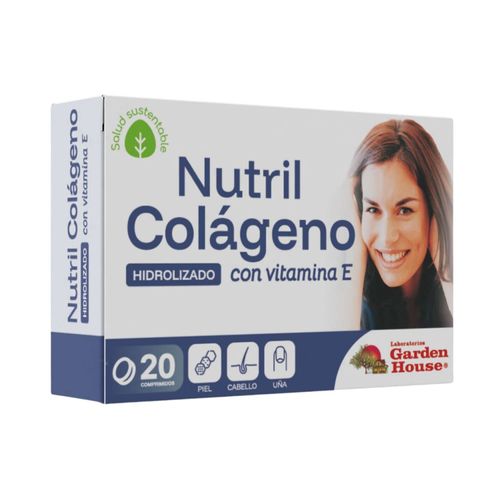 Colágeno hidrolizado + vitamina E (20 comprimidos)