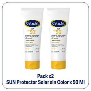 Combo sun oil control fps50+ 50 ml (2 unidades)