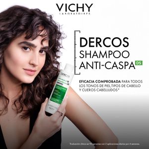Shampoo anticaspa dercos technique para cabello normal a graso 200 ml