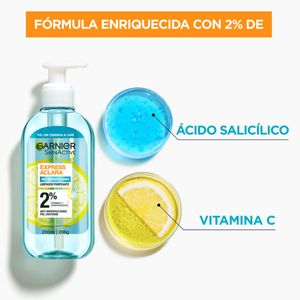 Gel de limpieza anti-imperfecciones con acido salicílico