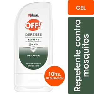 Repelente de mosquitos defense extreme en gel 100ml