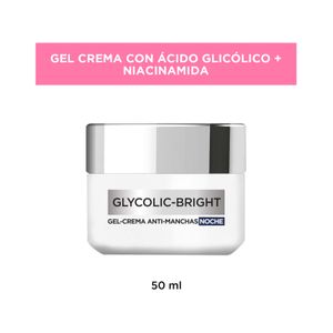 Gel crema noche anti manchas glycolic bright 50 ml