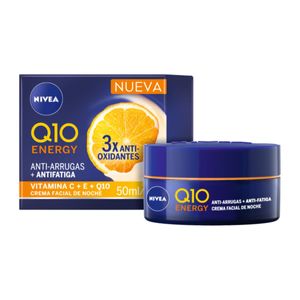 Crema facial de noche Q10 energy piel más radiante y saludable 50 ml