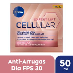Crema facial de día cellular lift expert fps 30 con bakuchiol 50 ml