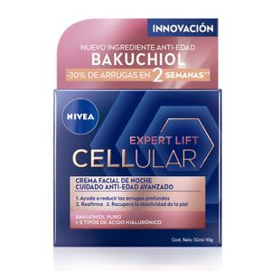 Crema facial de noche cellular lift expert con bakuchiol 50 ml
