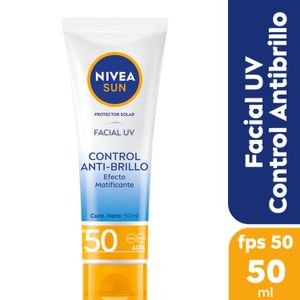 Protector solar facial control anti-brillo fps50 50 ml
