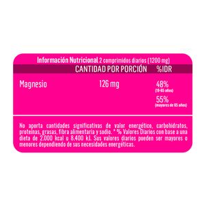 Suplemento dietario magnesio (30 comprimidos)
