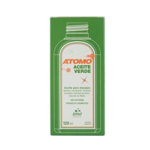 Aceite para masajes verde 120 ml