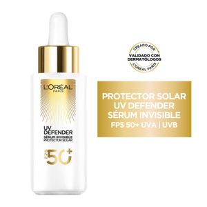Protector solar paris uv defender sérum invisible fps 50+