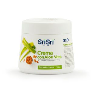 Crema corporal con aloe y aceite de almendras 150 gr