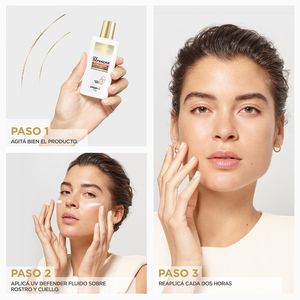 Protector solar uv defender fluido invisible fps 50+ 40 gr