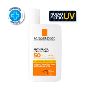 Anthelios uvmune 400 proctector solar Rostro 50+ fluido invisible 50ml