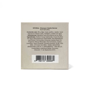 Shampoo sólido para pelo normal o mixto 65 gr