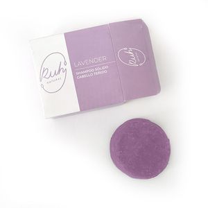 Shampoo sólido para pelo teñido con lavanda 65 gr
