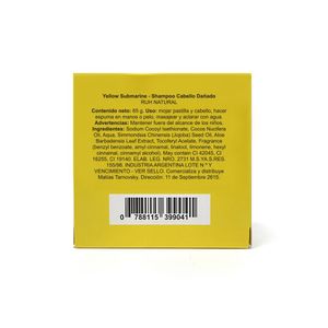 Shampoo sólido pelo dañado con vit E 65 gr