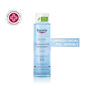 Loción micelar limpiadora 3 en 1 dermatoclean con ácido hialurónico