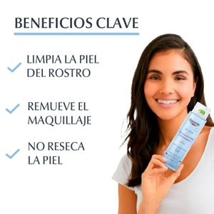 Loción micelar limpiadora 3 en 1 dermatoclean con ácido hialurónico