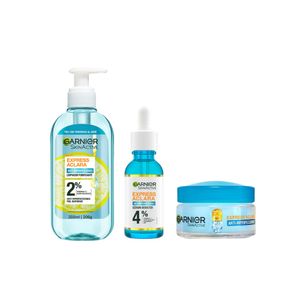 Combo Rutina Anti-Imperfecciones con Ácido Salicílico: Gel de Limpieza, Serum, Gel Hidratante