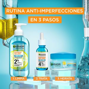 Combo Rutina Anti-Imperfecciones con Ácido Salicílico: Gel de Limpieza, Serum, Gel Hidratante