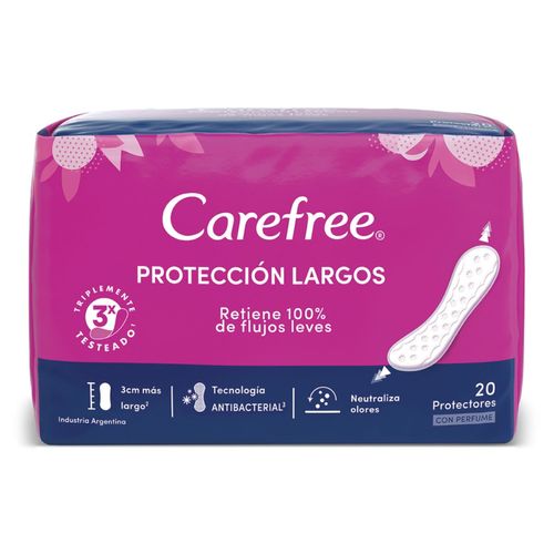 Protectores diarios Protección Largos (20 unidades)