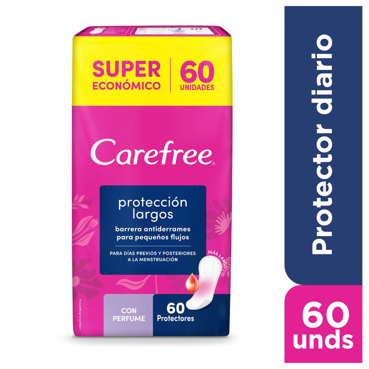 Protectores diarios Protección Largos (60 unidades) - Farmaonline
