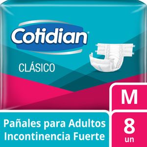 Pañales de adulto clasico M (8 unidades)