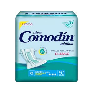 Pañales adulto clásico talle G (50 unidades)