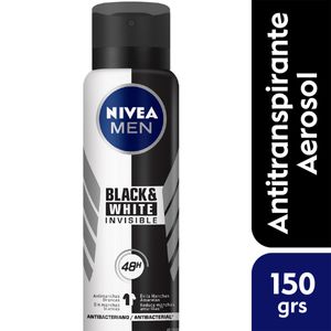 Antitranspirante invisible black & white spray for men 150 ml
