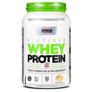 Whey protein platinum banana 908 gr