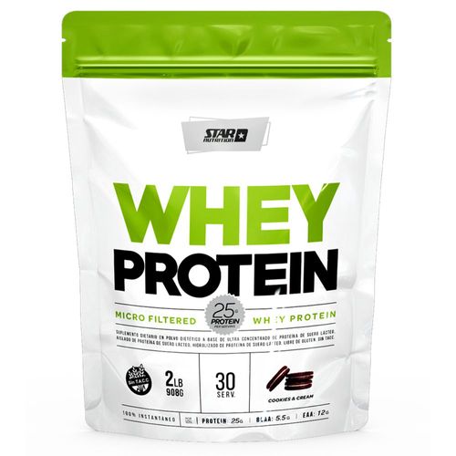 Whey protein cookies & cream doypack 908 gr