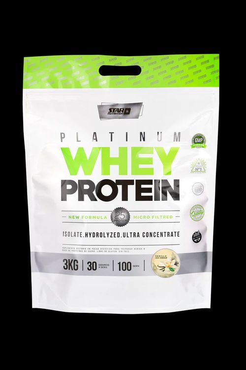 Whey protein platinum vainilla 3 kg