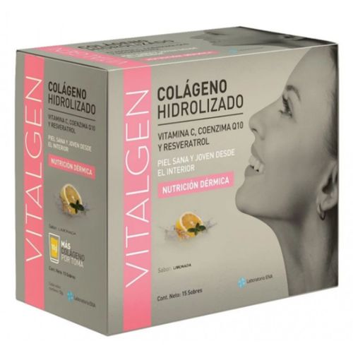 Colageno hidrolizado sabor limonada 12 gr (15 sobres)