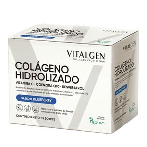 Colágeno Hidrolizado + Vit C + Q10 + Resveratrol (15 Sobres)