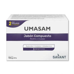 Jabón umasam 100 gr 2X1