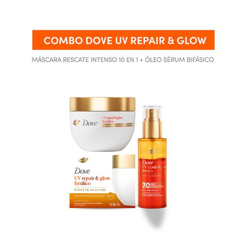 Combo máscara tratamiento + óleo serum capilar UV repair